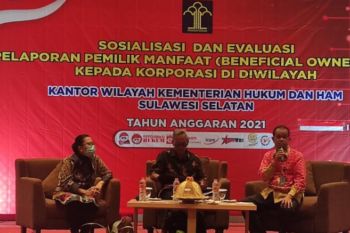 Kemenkumham Sulsel sosialisasikan kewajiban pelaporan pemilik manfaat korporasi