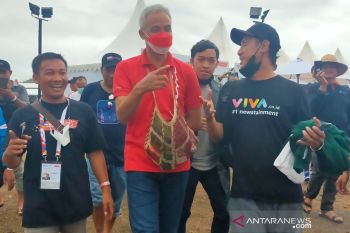 Ganjar: Sirkuit Mandalika Lombok  keren banget