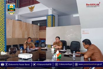 Pemkab Pesibar hadiri rakor evaluasi penyerapan anggaran daerah tahun 2021