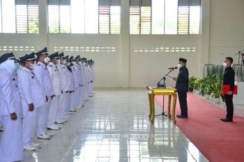 Bupati Mesuji lantik 57 kepala kampung hasil pilkades