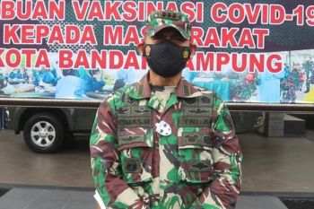 Kodim 0410/KBL terus gelar layanan vaksinasi dosis satu dan dua