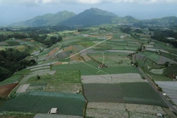 Empat mahasiswa UGM memetakan jalur pendakian Gunung Sumbing