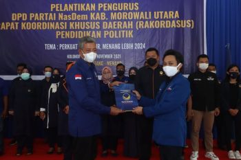 NasDem Sulteng perintahkan kadernya dukungan pembangunan Morut