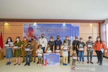 Pertamina berikan santunan ke anak yatim korban COVID-19 di Sulawesi Utara