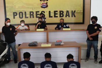 Polres Lebak tangkap tiga pelaku pengeroyokan pelajar SMK