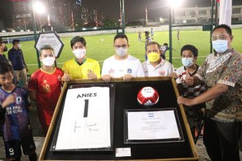 Anies hadirkan Lapangan Ingub Muara Angke standar internasional