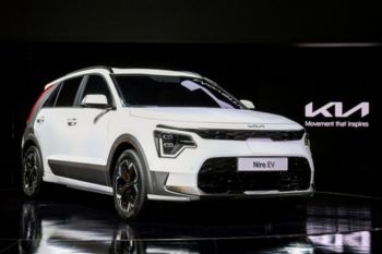 Pameran kendaraan listrik di Seoul