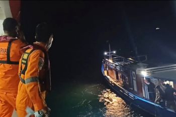 Basarnas Sulsel menemukan Kapal New Bira Fishing di Perairan Takalar