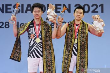 Minions cetak sejarah kemenangan "hat-trick" di Indonesia Open