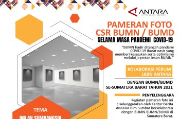 Antara Sumbar gelar pameran foto bertajuk CSR BUMN di masa pandemi