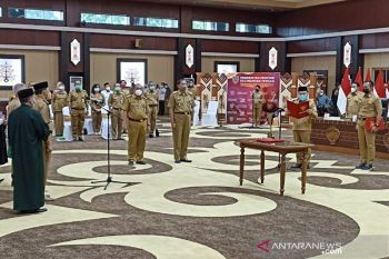 Gubernur Kalteng lantik pejabat pimpinan tinggi pratama, berikut daftarnya