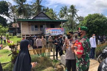 Kapolres dan Dandim 1419/Enrekang pantau langsung pelaksanaan pilkades