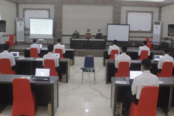 19 calon taruna/taruni sekolah kedinasan Kemenkumham mengikuti tes psikotes