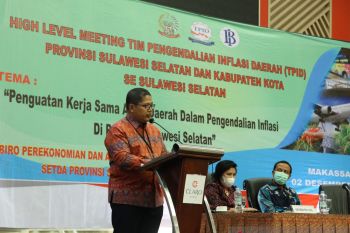 TPID Sulsel kuatkan koordinasi kendalikan inflasi akhir tahun 2021