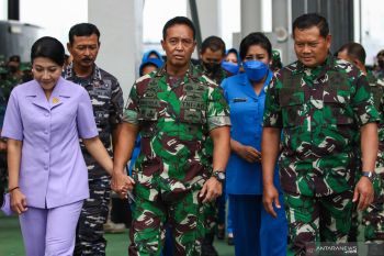 Kunjungan Panglima TNI di Koarmada II