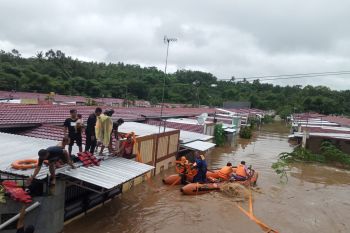 Perumahan di Ranjok Lombok Barat tergenang air sampai 2 meter