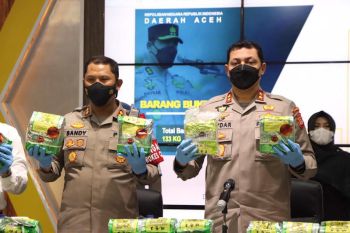 Polisi gagalkan peredaran 133 kilogram sabu-sabu jaringan internasional