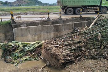 Gara-gara tumpukan sampah, penyebab banjir di Desa Kuta Lombok Tengah