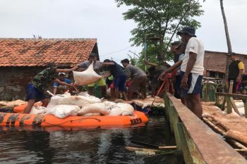 228 korban banjir Pekalongan masih mengungsi