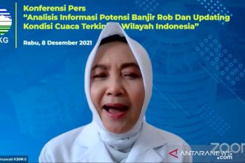 BMKG prakirakan hujan lebat  pada pekan Natal dan Tahun Baru