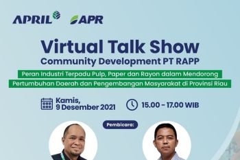 Webinar LKTJ PT RAPP dan PT APR, Paparkan Program Unggulan Community Development