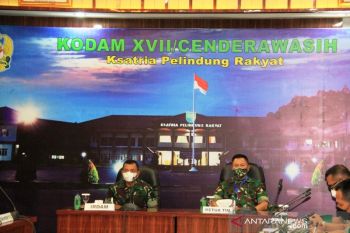 Kodam XVII/Cenderawasih gelar taklimat awal pengawasan current audit Itjenad 2021