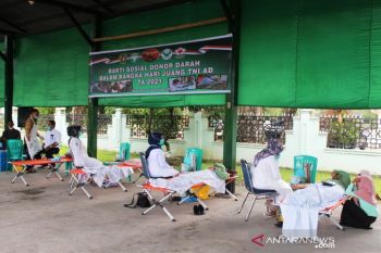 Kodim 0116 Nagan Raya kumpulkan 47 kantong darah saat Hari Juang Kartika