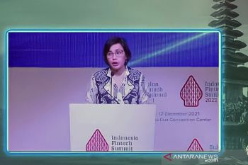 Menkeu Sri Mulyani ingatkan konsekuensi dan risiko negatif fintech
