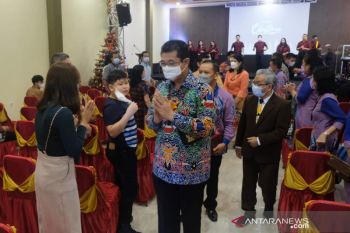 Wagub Kaltara Melaksanakan Perjalanan Ibadah Natal