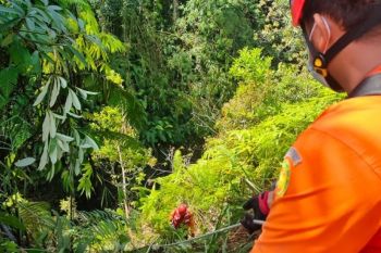 Tim SAR berhasil menemukan satu dari tujuh korban minibus masuk jurang di Sumut