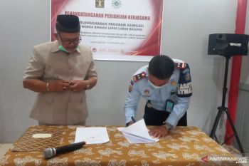 Lapas Lubukbasung gandeng Panti Asuhan bina warga binaan