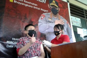 Polda Sulawesi Utara buka gerai vaksin untuk anak 6-11 tahun
