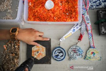 Produk olahan limbah plastik