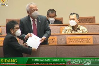 Paripurna DPR setujui RUU jalan menjadi undang-undang