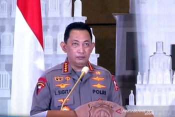 Kapolri terima laporan 19 perwira tinggi Polri naik pangkat setingkat lebih tinggi