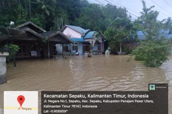 Seratusan rumah di Kabupaten PPU terendam banjir