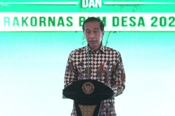Jokowi minta BUMN dan swasta libatkan BUM Desa dalam kegiatan