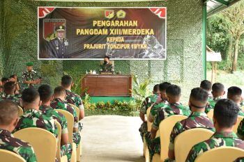 Pangdam XIII/Merdeka Kunjungi Batalyon Zipur 19/YKN