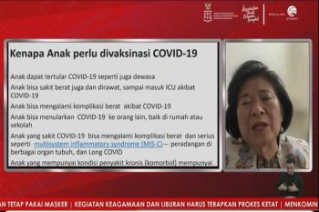 Satgas imunisasi  tegaskan vaksin COVID-19 aman untuk anak
