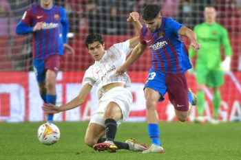 Barcelona ditahan imbang oleh 10 pemain Sevilla