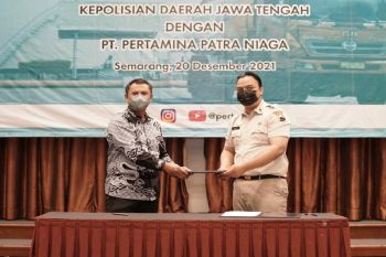 Pertamina Patra Niaga teken kontrak BBM dengan Polda Jateng dan DIY tahun 2022