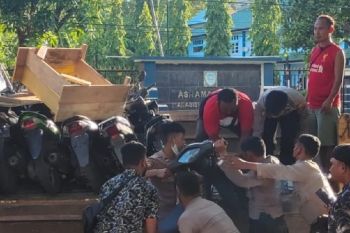 Polisi Jayapura amankan 18 motor curian dari asrama