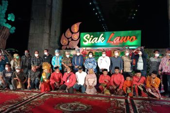 Diresmikan Siti Nurbaya, RTH Siak ini dilengkapi lift ketinggian hingga 37 meter