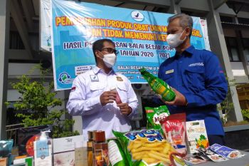 BBPOM musnahkan 1.018 item makanan dan obat ilegal
