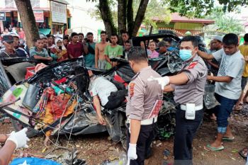 Tiga tewas dalam kecelakaan di Jalan Lintas Sumatera KM3 Bangko