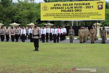 Akses  jalan Taman Kota Baturaja ditutup pada malam Tahun Baru