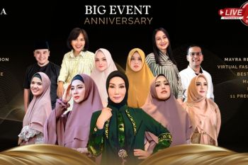 Gamis kolaborasi Okky Asokawati, Adelia Pasha &amp; Eddies Adelia dilelang 29 Desember