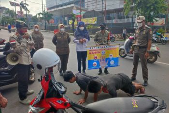 Puluhan warga OKU terjaring razia prokes
