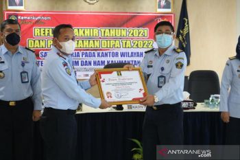 Lapas Karang Intan terima penghargaan IKPA dan kehumasan, woow