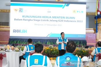 RI jadi tuan rumah KTT G20, Menteri BUMN pastikan keandalan suplai listrik di Bali